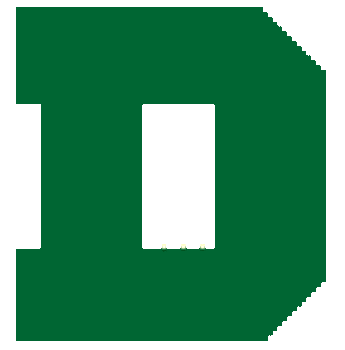Dartmouth Big Green 1945-2006 Primary Logo heat sticker